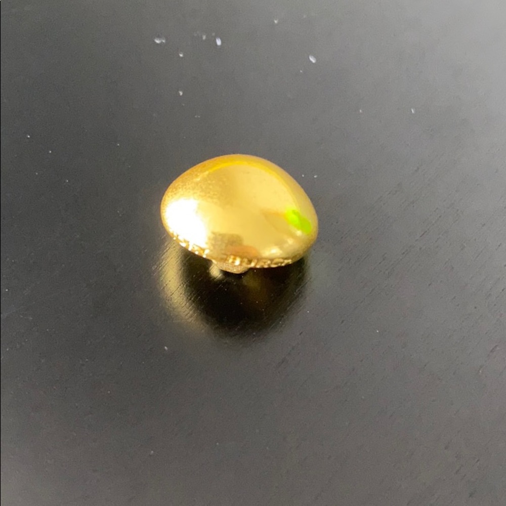 Tory Burch Round Gold Button